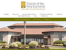 Tablet Screenshot of holyeucharist.org